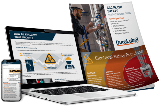 Arc Flash Instant Action Guide from DuraLabel